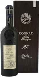 Коньяк «Lheraud Cognac 1975 Fins Bois» в деревянной подарочной коробке