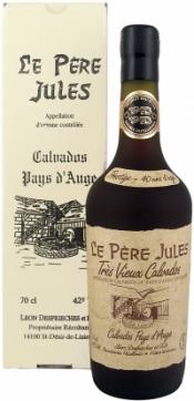 Кальвадос «Le Pere Jules Prestige 40 ans dAge» в подарочной коробке