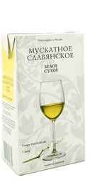 Вино белое сухое «Славянская Лоза Мускатное»