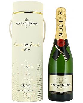 Шампанское белое брют «Moet & Chandon Brut Imperial» в подарочной упаковке (летнее издание)