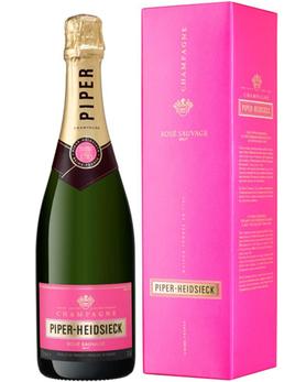 Шампанское розовое брют «Piper Heidsieck Rose Sauvage» в подарочной упаковке