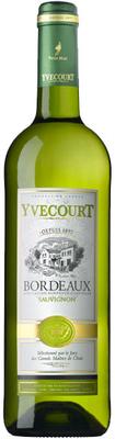 Вино белое сухое «Yvecourt Bordeaux Sauvignon»