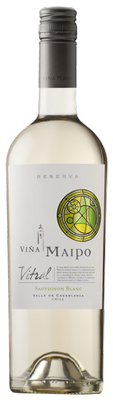 Вино белое сухое «Vina Maipo Vitral Sauvignon Blanc Reserva» 2014 г.