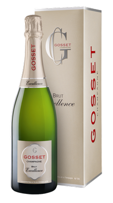 Шампанское брют «Gosset Brut Excellence, 0.75 л» в подарочной упаковке