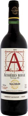Вино красное сухое «Aussieres Rouge» 2007 г.