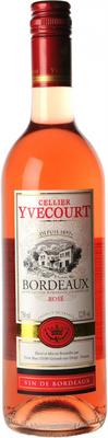 Вино розовое сухое «Yvecourt Bordeaux»