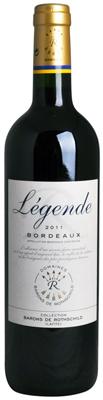 Вино красное сухое «Legende Bordeaux»