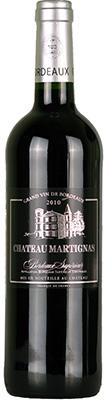 Вино красное сухое «Chateau Martignas» 2010 г.