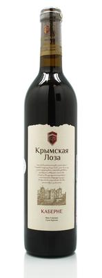 Вино столовое красное сухое «Крымская Лоза»