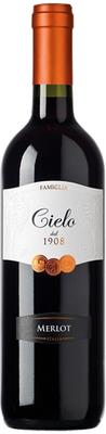 Вино красное полусухое «Cielo e Terra Merlot, 0.187 л» 2014 г.