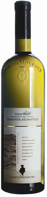 Вино белое сухое «Casata Monfort Traminer Aromatico» 2012 г.