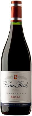 Вино красное сухое выдержанное «Vina Real Crianza, 0.375 л» 2011 г.