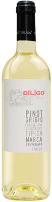 Вино белое сухое «Pinot Grigio Diligo, 0.375 л» 2014 г.