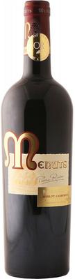 Вино красное сухое «Menuts Pierre Riviere Merlot-Cabernets» 2010 г.