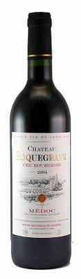 Вино красное сухое «Medoc AOC Chateau Roquegrave Cru Bourgeois»