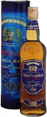 Виски шотландский «Glen Scanlan 12 Years Old» в подарочной упаковке.