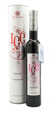 Вино столовое десертное красное «Ice Wine Саперави, 0.375 л» в тубе