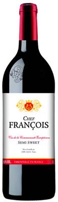 Вино столовое красное полусладкое «Chef Francois»
