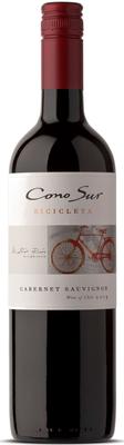 Вино красное сухое «Cono Sur Bicicleta Cabernet Sauvignon, 0.75 л» 2012 г.