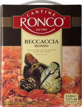 Вино столовое красное сухое «Becaccia Rosso»