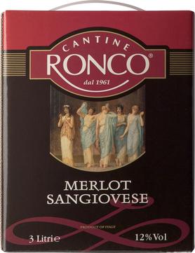 Вино красное сухое «Merlot-Sangiovese»