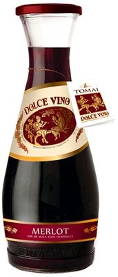 Вино красное полусладкое «Dolce Vino Merlot»