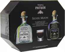 Текила «Patron Silver & Patron XO Cafe with 2 glasses» набор с двумя бокалами.