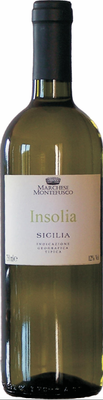 Вино белое сухое «Insolia Marchese Montefusco» 2014 г.