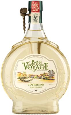 Вино столовое белое полусладкое «Bon Voyage Совиньон»