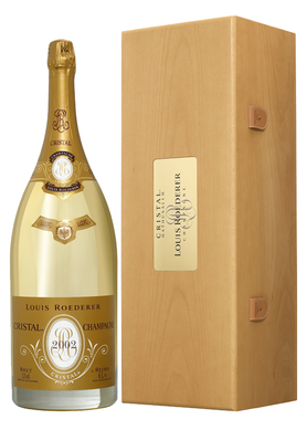 Шампанское белое брют «Louis Roederer Cristal, 3 л» 2002 г. в подарочной упаковке