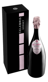 Шампанское розовое экстра брют «Gosset Celebris Rose Extra Brut» 2007 г. в подарочной упаковке