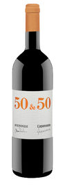 Вино красное сухое «50 & 50» 2010 г.