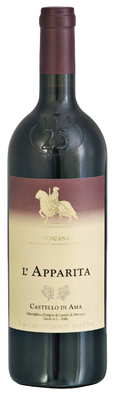 Вино красное сухое «L`Apparita, 0.75 л» 2008 г.