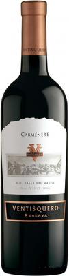 Вино красное сухое «Reserva Carmenere» 2013 г.