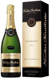Шампанское белое брют «Nicolas Feuillatte Chardonnay Blanc De Blancs» 2006 г. в подарочной упаковке