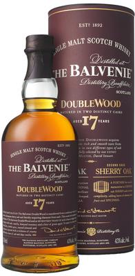 Виски шотландский «Balvenie Doublewood 17 Years Old» в тубе