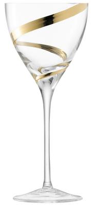  «Malika Grand Goblet Gold Spiral» набор из 2-х бокалов для вина.