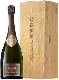 Шампанское белое брют «Krug Collection» 1989 г., в в деревянной коробке