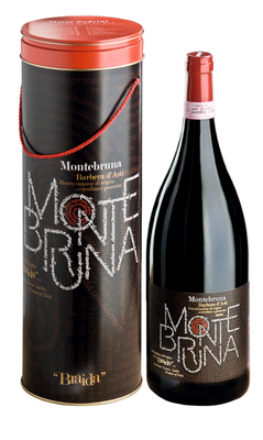 Вино красное сухое «Braida Montebruna Barbera d'Asti» 2013 г. в подарочном тубусе.