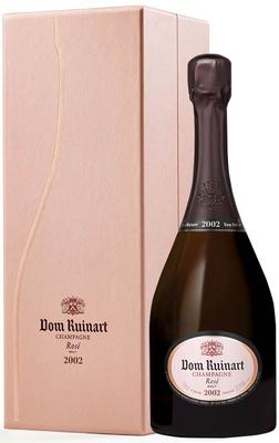 Шампанское розовое сухое «Dom Ruinart Rose» 2002 г., в подарочной упаковке