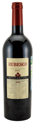Вино красное сухое «Lungarotti Rubesco» 2012 г.