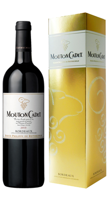 Вино красное сухое «Mouton Cadet Bordeaux Rouge» 2011 г. в подарочной упаковке.