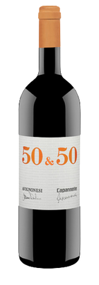 Вино красное сухое «50 & 50» 2011 г.