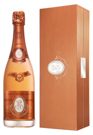 Шампанское розовое брют «Louis Roederer Cristal Rose» 2007 г. в подарочной упаковке.