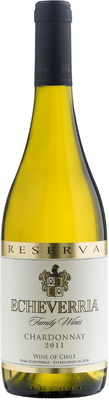 Вино белое сухое «Echeverria Chardonnay Reserva» 2011 г.