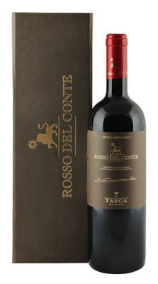 Вино красное сухое «Rosso del Conte» 2011 г. в подарочной упаковке
