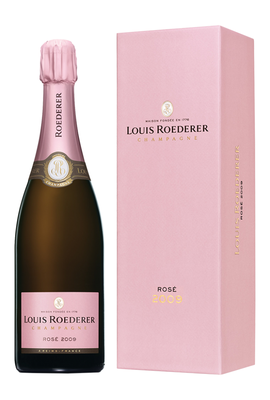 Шампанское розовое брют «Louis Roederer Brut Rose» 2010 г. в подарочной упаковке
