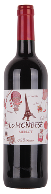 Вино красное сухое «Le Monbese Merlot»