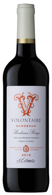 Вино красное сухое «Volontaire Rouge» 2014 г.