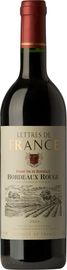 Вино красное сухое «Lettres de France Bordeaux Rouge» 2012 г.